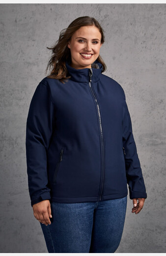 Softshelljacke Roberta, tailliert geschnitten, Farbe: navy, Größe: S