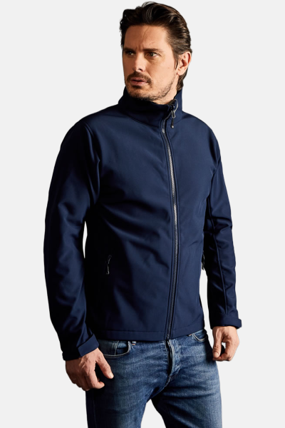 Softshelljacke Lerio, gerade geschnitten, Farbe: navy,...