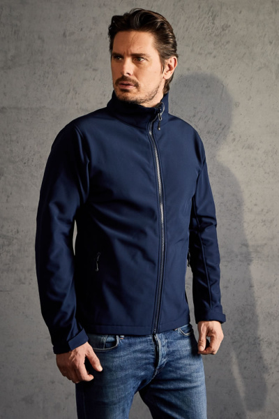 Softshelljacke Lerio, gerade geschnitten, Farbe: navy,...