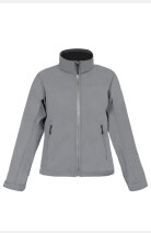 Softshelljacke Roberta, tailliert geschnitten, Farbe: grau, Größe: L