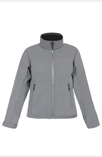 Softshelljacke Roberta, tailliert geschnitten, Farbe: grau, Größe: XL