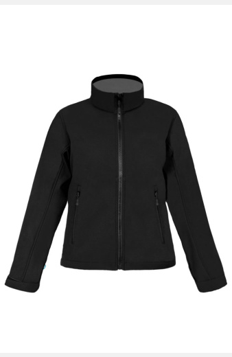 Softshelljacke Roberta, tailliert geschnitten, Farbe: schwarz, Größe: S