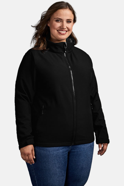 Softshelljacke Leria, tailliert geschnitten, Farbe: schwarz, Größe: L