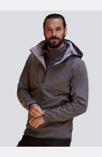 Softshell Jacke mit abnehmbarer Kapuze Jaxa &amp; Jaxen