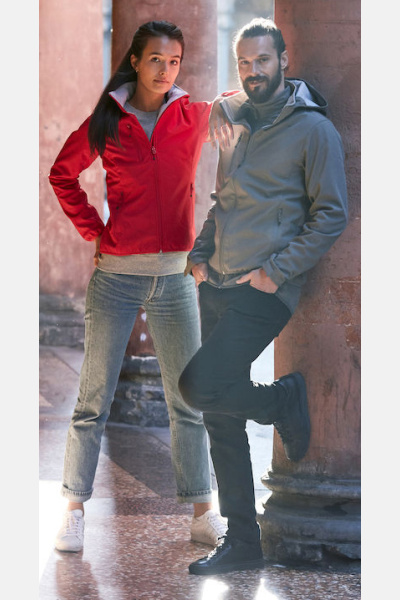 Softshell Jacke Jaxa, tailliert geschnitten, Farbe: rot, Größe: XS