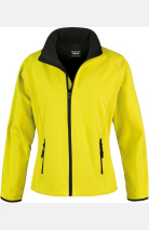 Softshell Jacke Naria, tailliert geschnitten, Farbe: gelb, Größe: XS