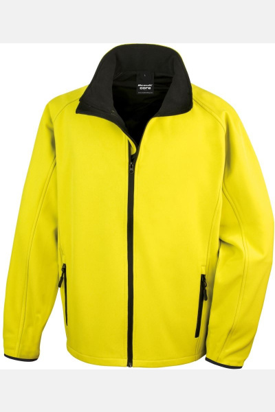 Softshell Jacke Nario, gerade geschnitten, Farbe: gelb,...