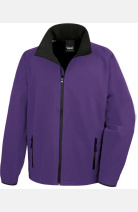 Softshell Jacke Nario, gerade geschnitten, Farbe: lila/schwarz, Größe: XXL