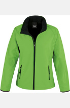 Softshell Jacke Naria, tailliert geschnitten, Farbe: hellgrün/schwarz, Größe: XS