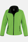 Softshell Jacke Naria, tailliert geschnitten, Farbe: hellgrün/schwarz, Größe: M