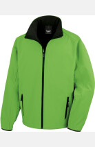 Softshell Jacke Tino, gerade geschnitten, Farbe: hellgrün/schwarz, Größe: M