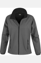 Softshell Jacke Naria, tailliert geschnitten, Farbe: grau/schwarz, Größe: XS