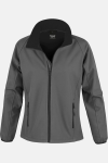 Softshell Jacke Naria, tailliert geschnitten, Farbe: grau/schwarz, Größe: L