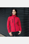 Softshelljacke Vadina, tailliert geschnitten, Farbe: rot, Größe: XS