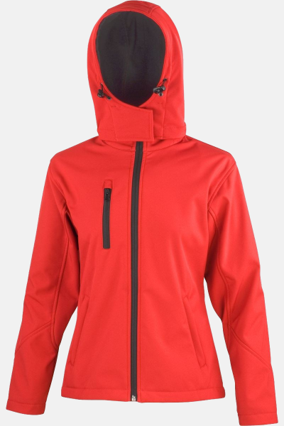 Softshelljacke Vadina, tailliert geschnitten, Farbe: rot,...