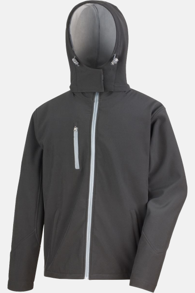 Softshelljacke Vadin, gerade geschnitten, Farbe: schwarz,...