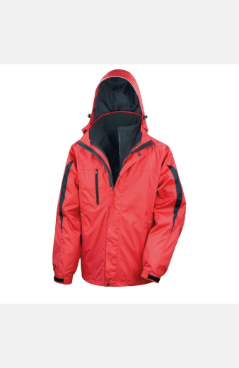 3-in-1-Jacke Kalenna, tailliert geschnitten, Farbe: rot,...