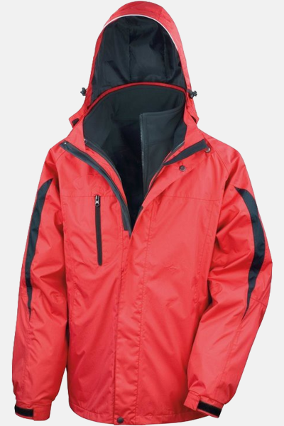 3-in-1-Jacke Kalenor, gerade geschnitten, Farbe: rot,...