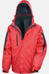 3-in-1-Jacke Kalenor, gerade geschnitten, Farbe: rot, Größe: XXL