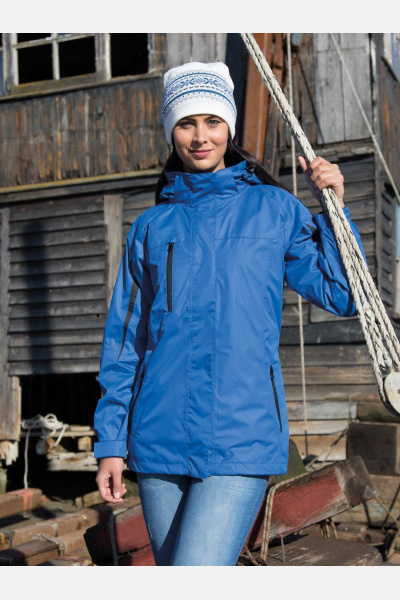 3-in-1-Jacke Kalenna, tailliert geschnitten, Farbe: royal, Größe: XL