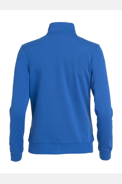 Sweatshirtjacke ohne Kapuze Valica, tailliert geschnitten, Farbe: royal, Größe: M