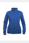 Sweatshirtjacke ohne Kapuze Valica, tailliert geschnitten, Farbe: royal, Größe: M
