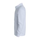 Sweatshirtjacke ohne Kapuze Eddi, gerade geschnitten, Farbe: wei&szlig;, Gr&ouml;&szlig;e: 5XL
