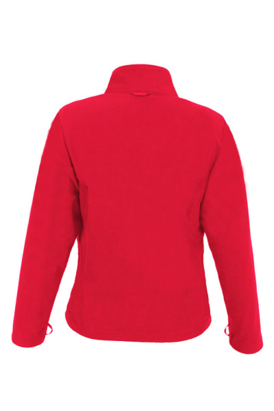 Fleece Jacke Leria, tailliert geschnitten, Farbe: rot, Größe: S