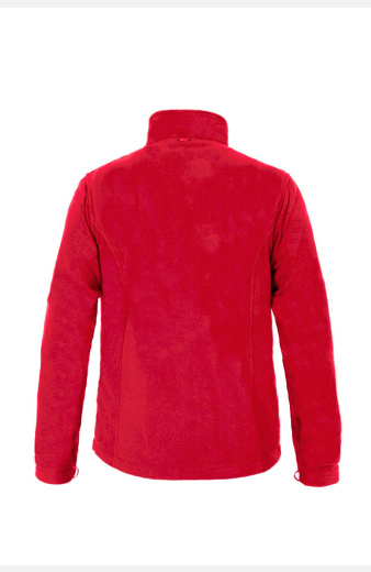 Fleece Jacke Robert, gerade geschnitten, Farbe: rot, Größe: M