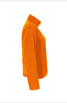 Fleece Jacke Roberta, tailliert geschnitten, Farbe: orange, Größe: S