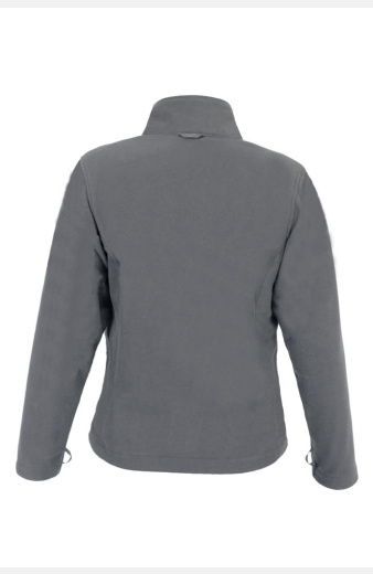 Fleece Jacke Roberta, tailliert geschnitten, Farbe: grau, Größe: M