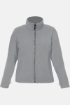 Fleece Jacke Leria, tailliert geschnitten, Farbe: grau, Größe: 3XL