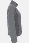 Fleece Jacke Leria, tailliert geschnitten, Farbe: grau, Größe: 3XL