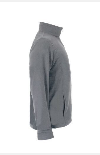 Fleece Jacke Robert, gerade geschnitten, Farbe: grau, Größe: XL