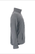 Fleece Jacke Robert, gerade geschnitten, Farbe: grau, Größe: XL