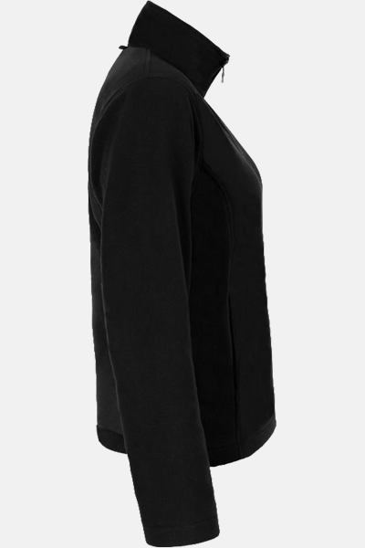Fleece Jacke Leria, tailliert geschnitten, Farbe: schwarz, Größe: M