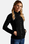 Fleece Jacke Leria, tailliert geschnitten, Farbe: schwarz, Größe: M