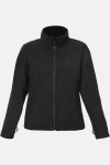 Fleece Jacke Leria, tailliert geschnitten, Farbe: schwarz, Größe: M