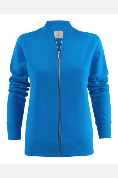 Sweatshirtjacke Macy, tailliert geschnitten, Farbe: blau,...