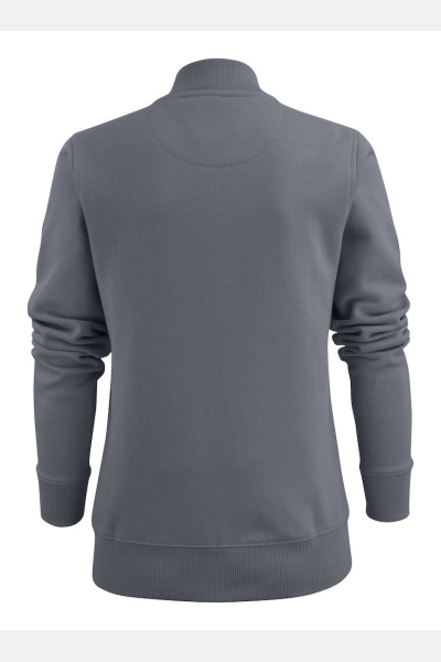 Sweatshirtjacke Macy, tailliert geschnitten, Farbe: grau, Größe: M