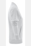 Sweatshirtjacke Macy, tailliert geschnitten, Farbe: weiß, Größe: L