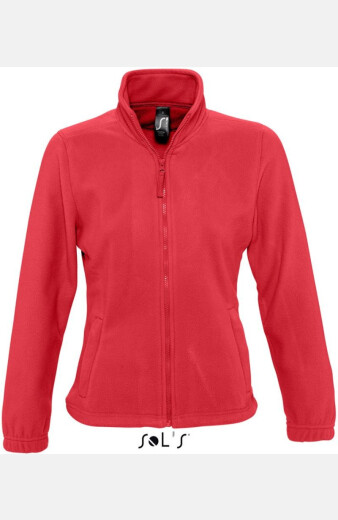 Fleecejacke Samantha, tailliert geschnitten, Farbe: rot,...