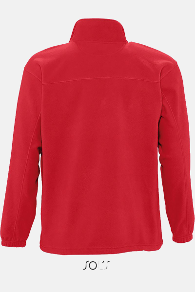 Fleecejacke Soreno, gerade geschnitten, Farbe: rot, Größe: S