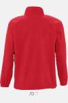 Fleecejacke Soreno, gerade geschnitten, Farbe: rot, Größe: S