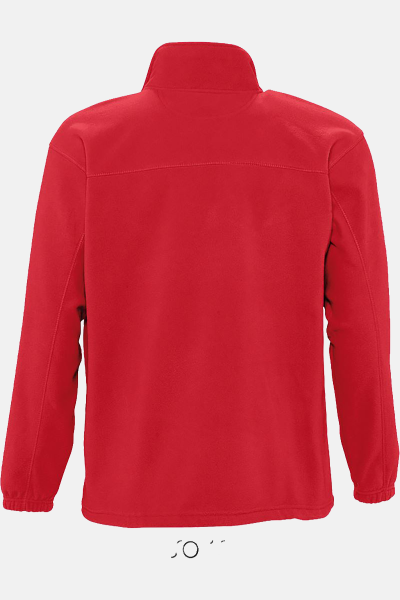 Fleecejacke Soreno, gerade geschnitten, Farbe: rot, Größe: L
