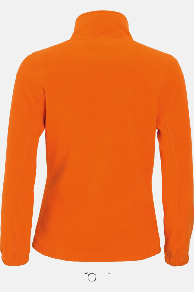 Fleecejacke Sorina, tailliert geschnitten, Farbe: orange, Größe: S
