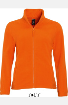 Fleecejacke Samantha, tailliert geschnitten, Farbe: orange, Größe: S