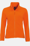 Fleecejacke Sorina, tailliert geschnitten, Farbe: orange, Größe: S