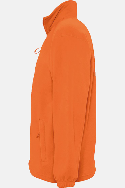 Fleecejacke Soreno, gerade geschnitten, Farbe: orange,...