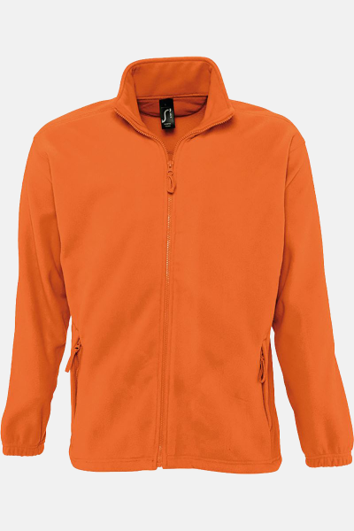 Fleecejacke Soreno, gerade geschnitten, Farbe: orange,...